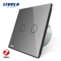 Livolo ZigBee Home Automation Wandleuchte ZigBee Touch Smart Lichtschalter VL-C702Z-13